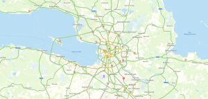 Пробки на КАД в СПб сейчас онлайн на карте Яндекс